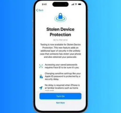 凤台苹果授权维修店分享被盗设备保护功能开启方法 