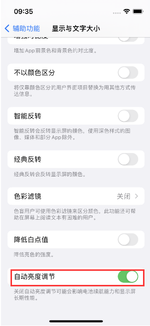 凤台苹果15维修店分享iPhone 15 Pro系列屏幕亮度 