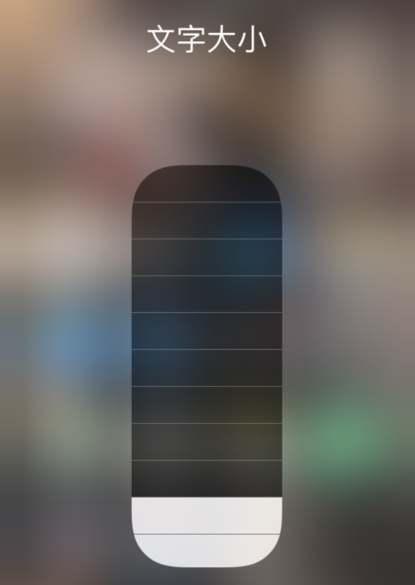 凤台苹果手机维修分享小技巧：在 iPhone 控制中心快速调节字体大小 